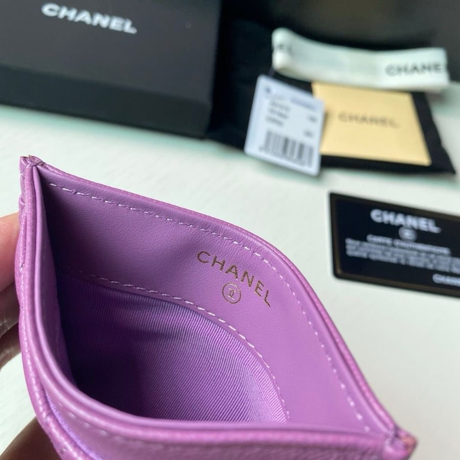 Chanel card holder