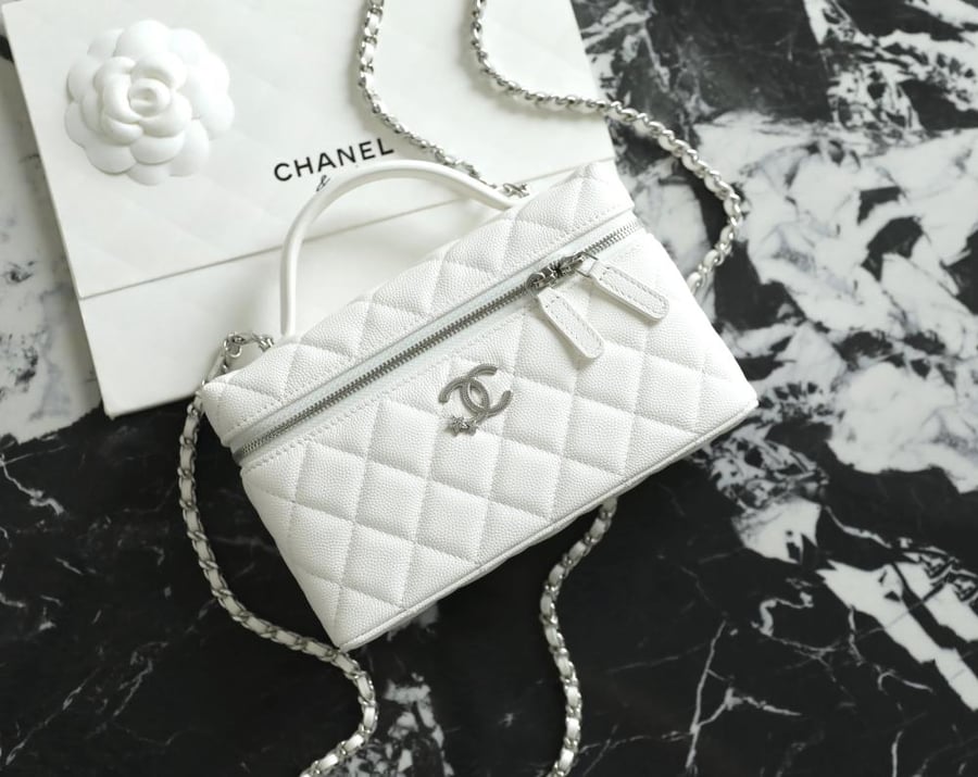 Chanel white bag