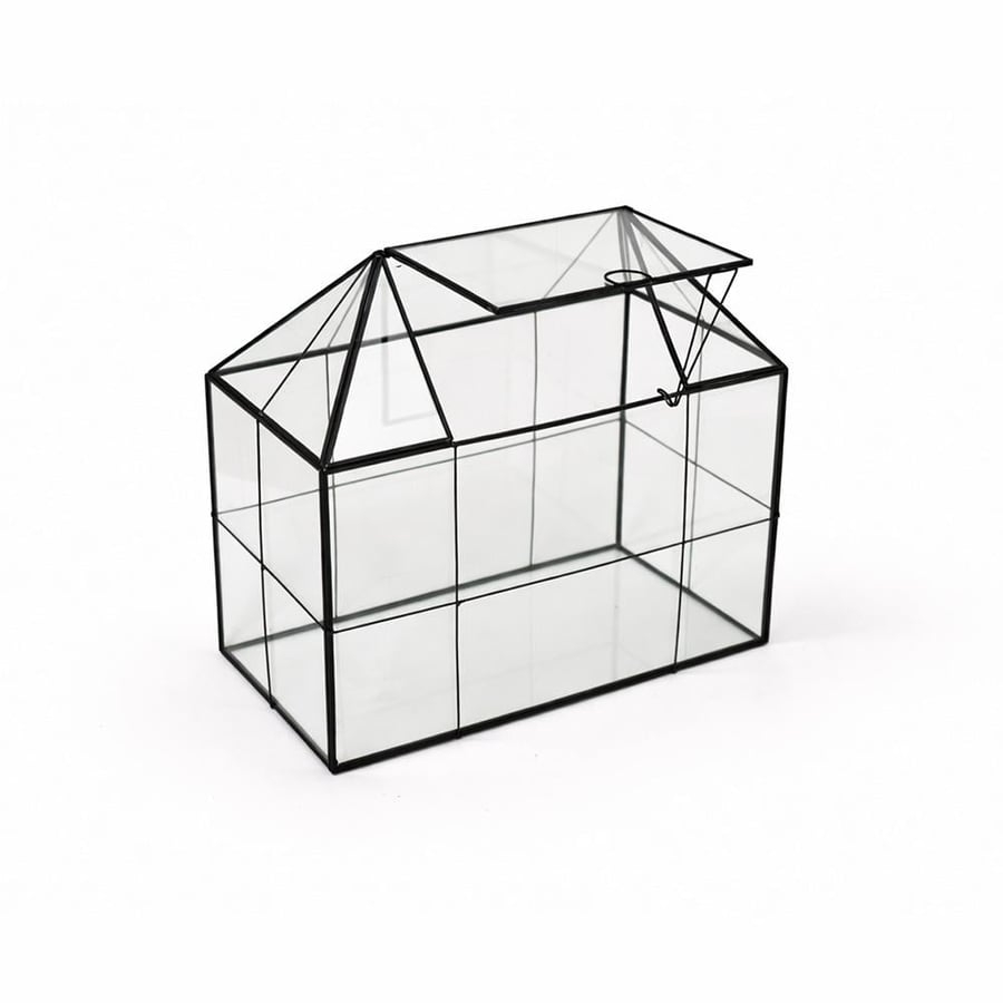 The garden house is large