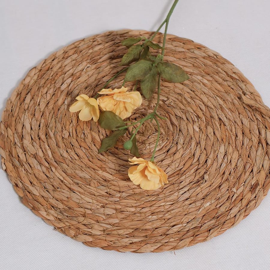 Yellow flower branch