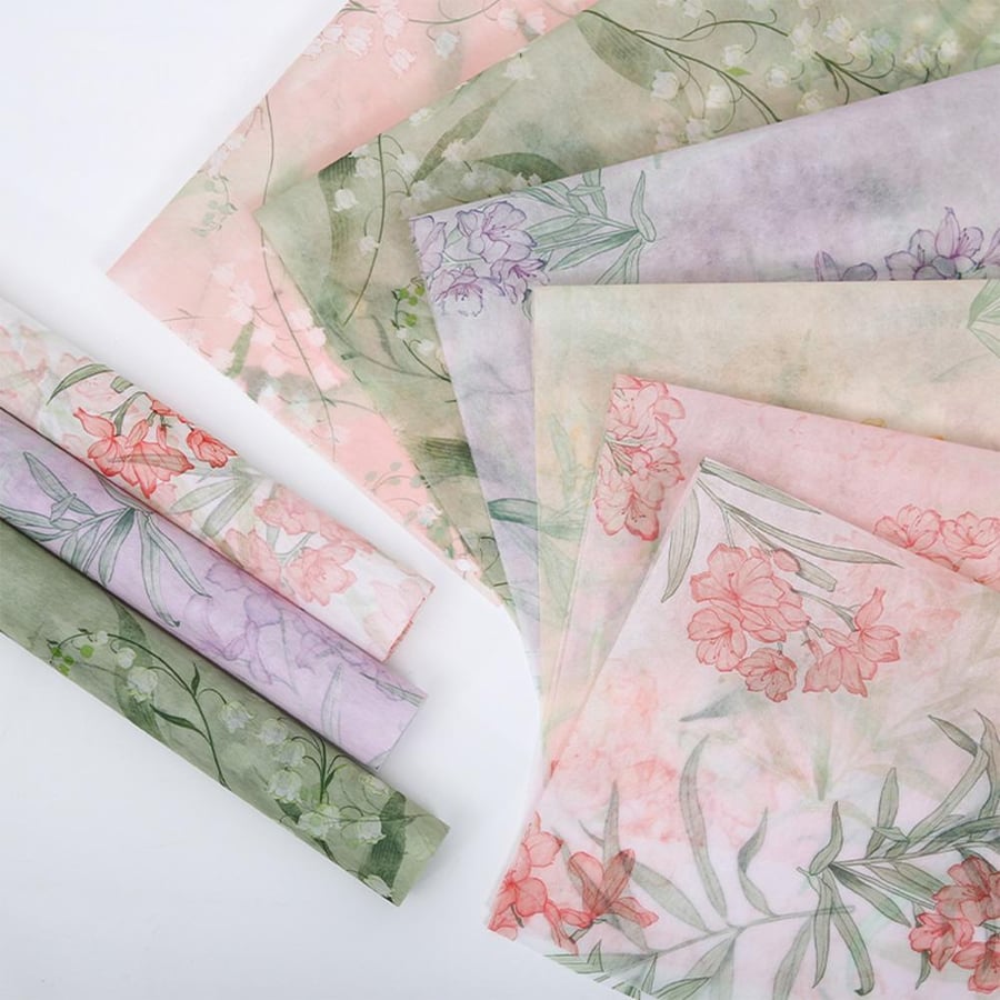 Moist green paper (10 sheets)