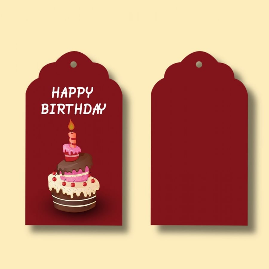 تاق Happy Birthday ( 10حبات)
