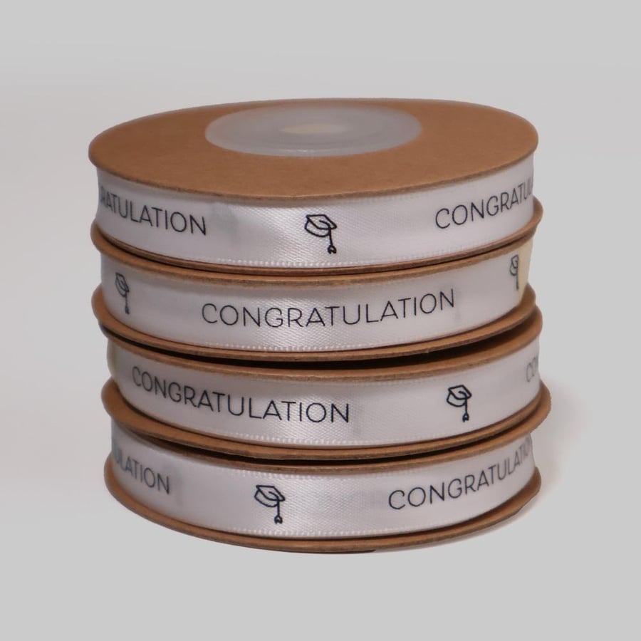 شريطة (congrats) ابيض 10 متر
