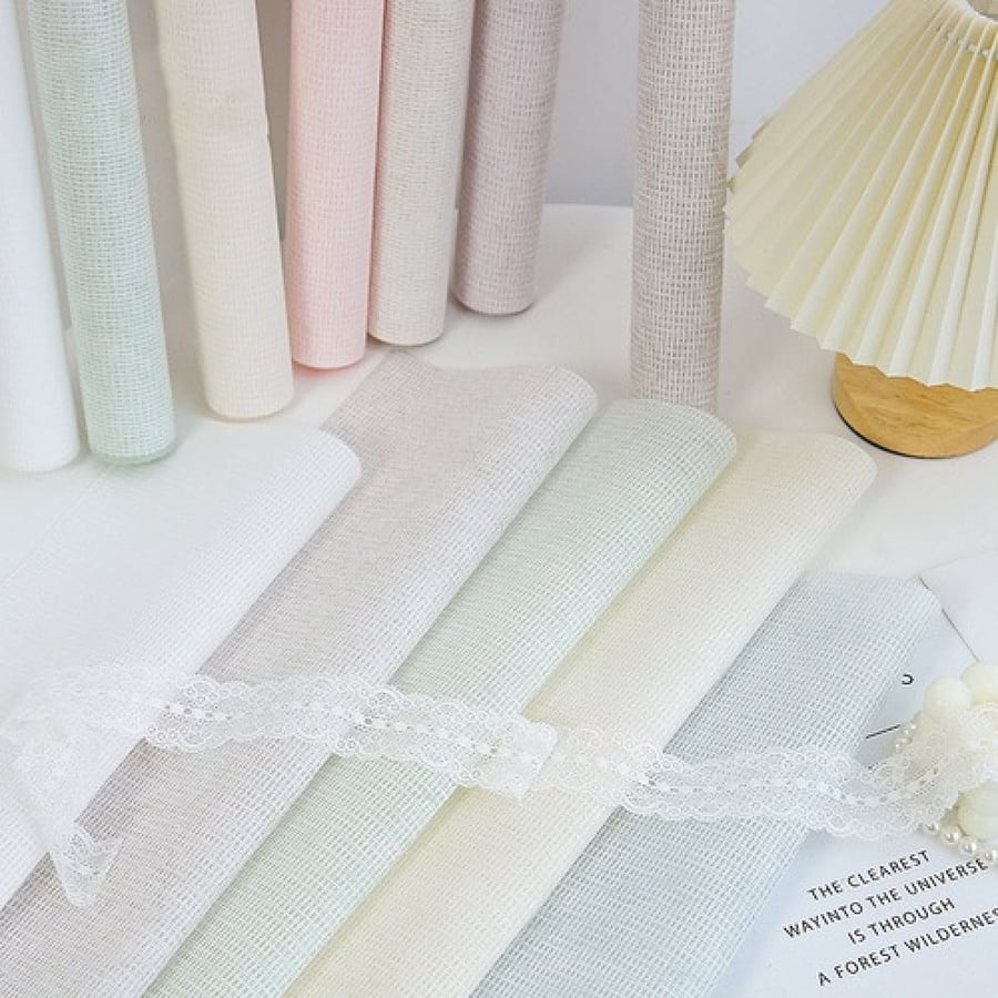Beige plastic wrapping (15 pieces)
