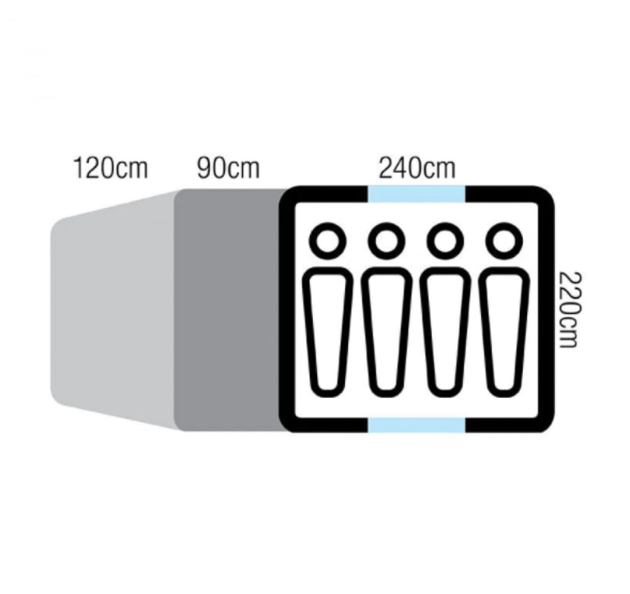 خيمة تازمان بلس 4   |  TASMAN 4V PLUS DOME TENT