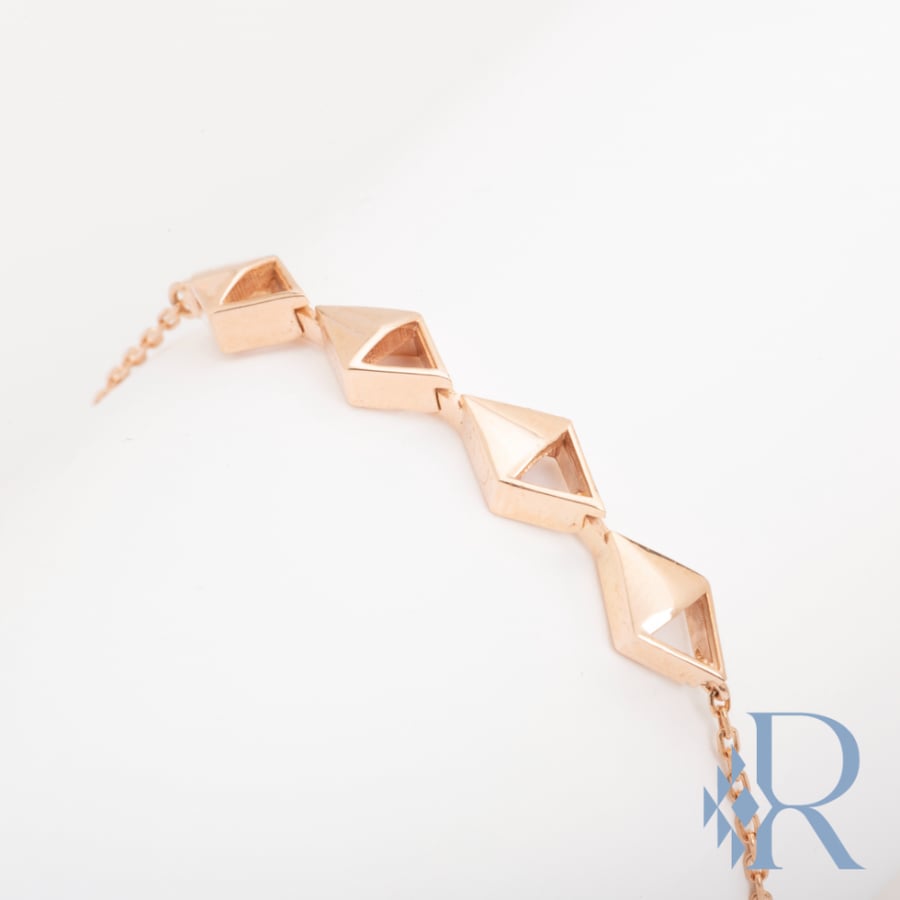 RB:15 Rose Gold Bracelet - اسوارة روز قولد