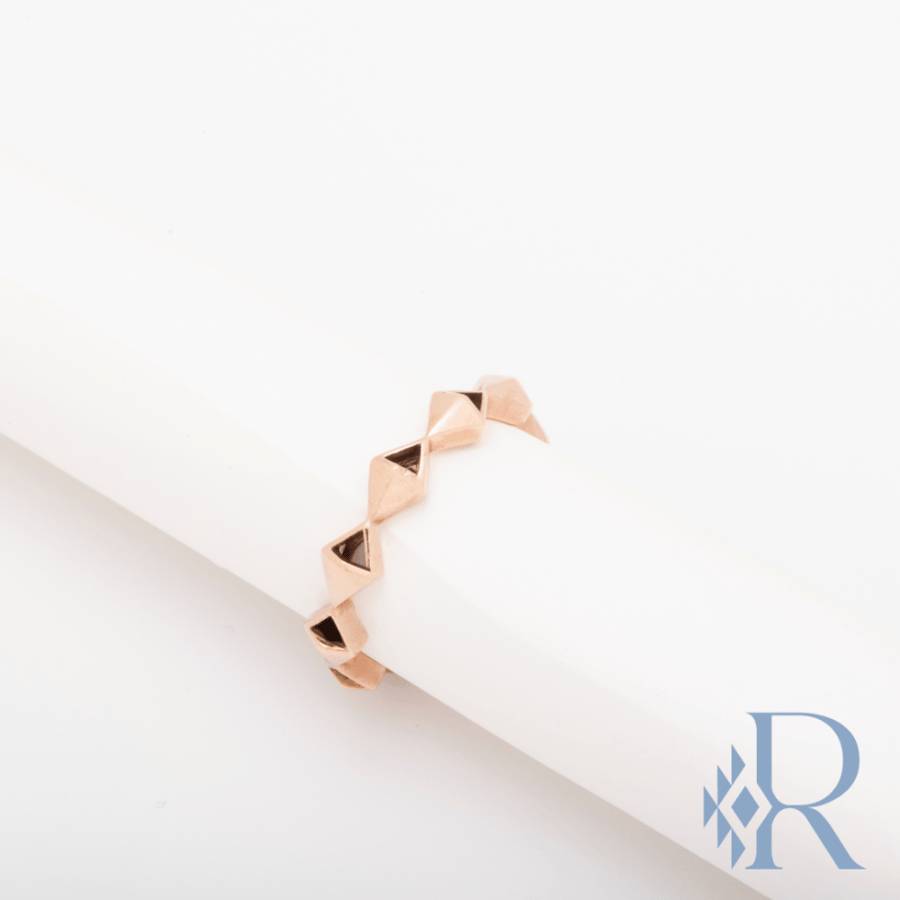 RR:21 Rose Gold Ring - خاتم روز قولد