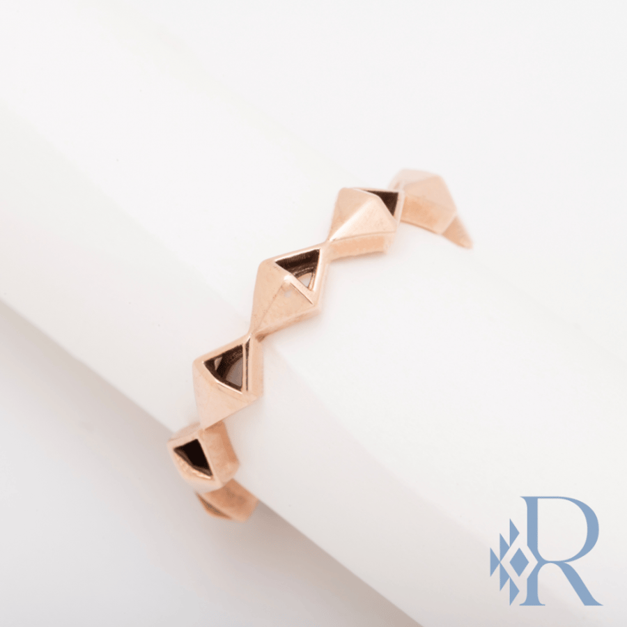 RR:21 Rose Gold Ring - خاتم روز قولد