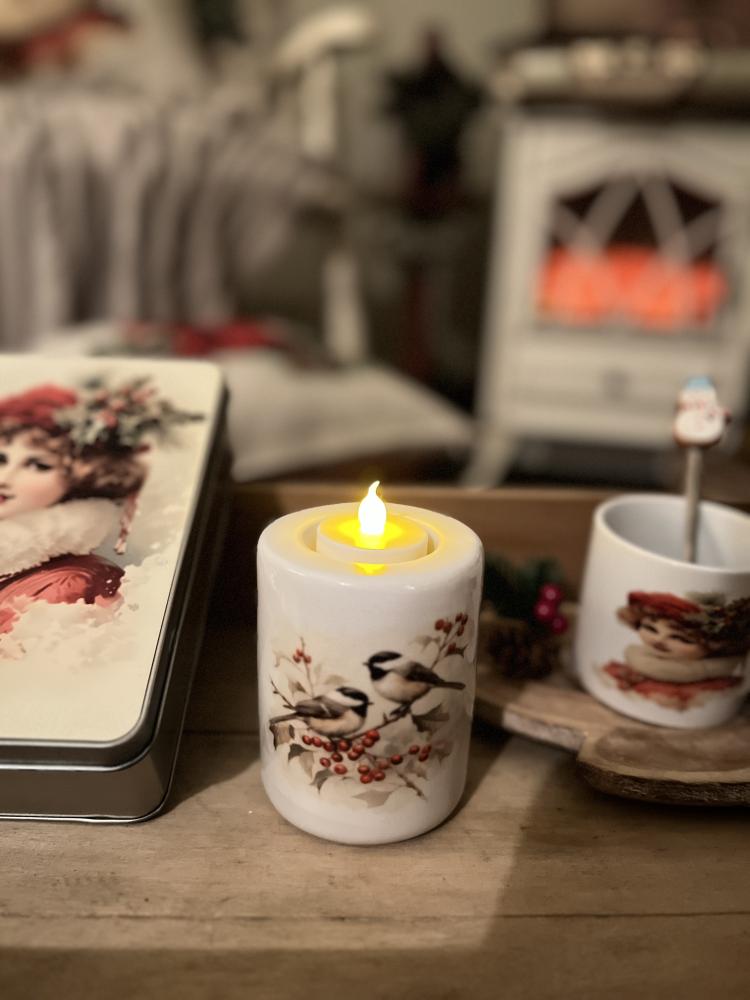حامل شمع ويُستخدم كمبخرة (طباعة من الجهتين)