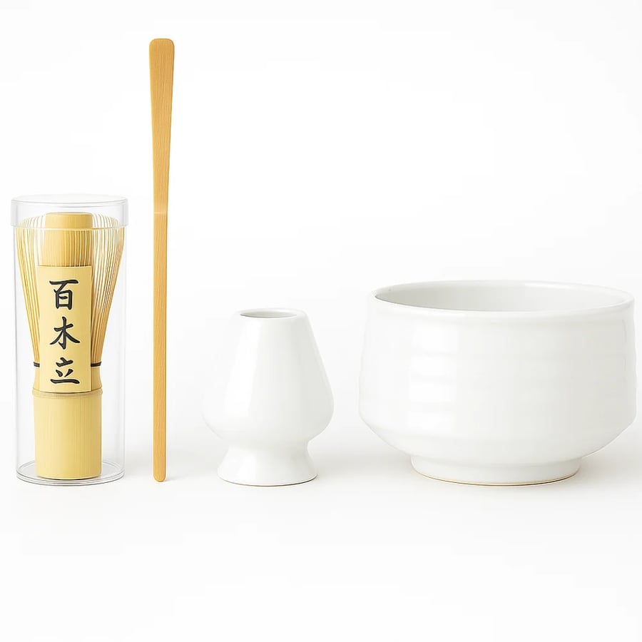 White Matcha Tool Set