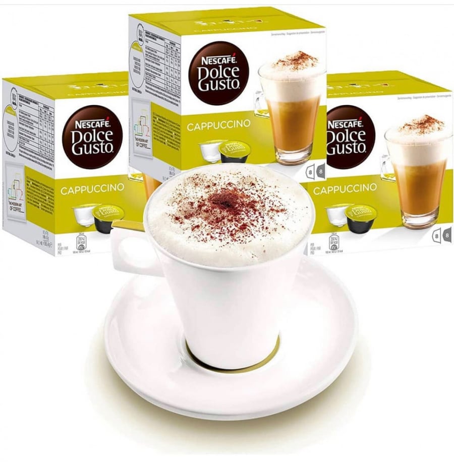 كبسولات كابتشينو ثلاث علب Dolce Gusto Cappuccino