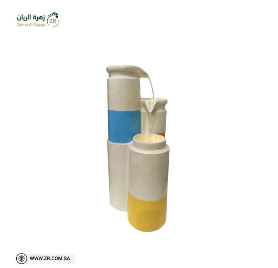 نافورة متدرجة مضيئة