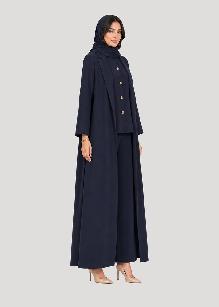 L316-عباية 3 قطع-A-Cut