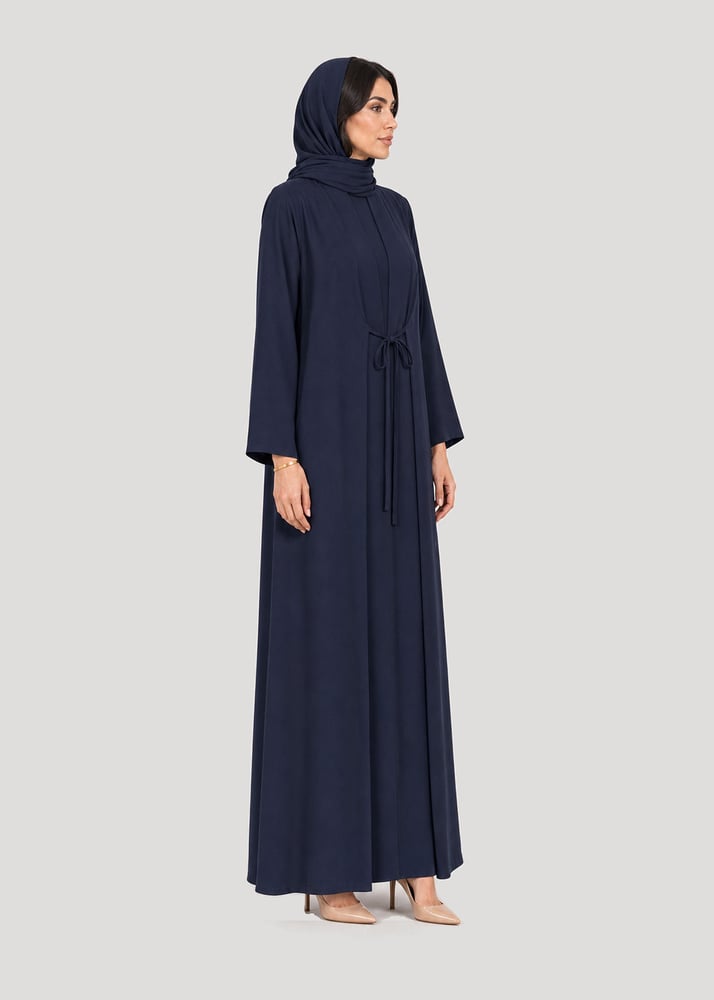L330-عباية A-cut ببفستان ثابت