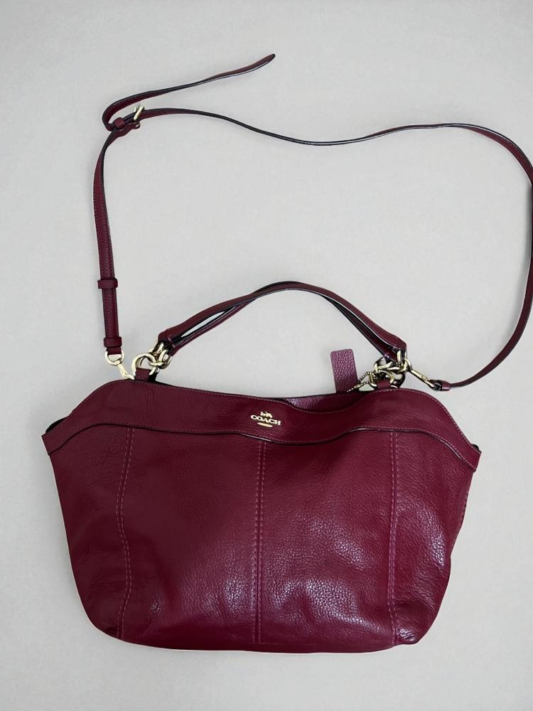 Coach Red Leather Lexy Tote