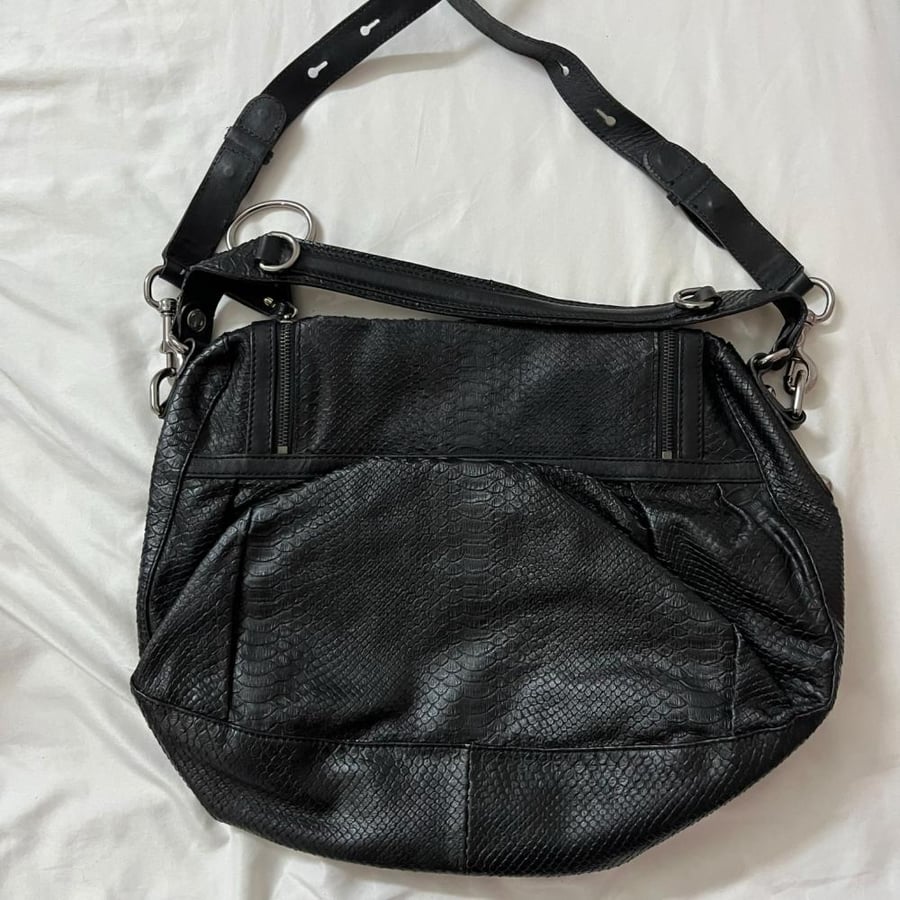Gucci Black Leather Shoulder Bag