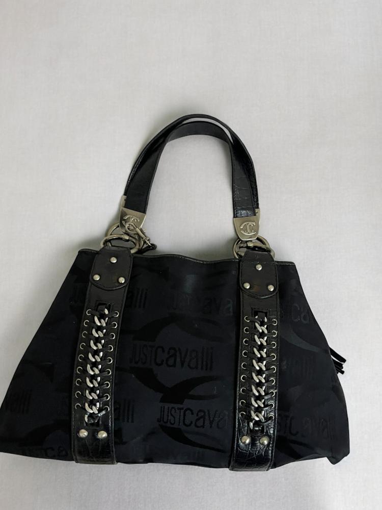 Just Cavalli patent leather handbag