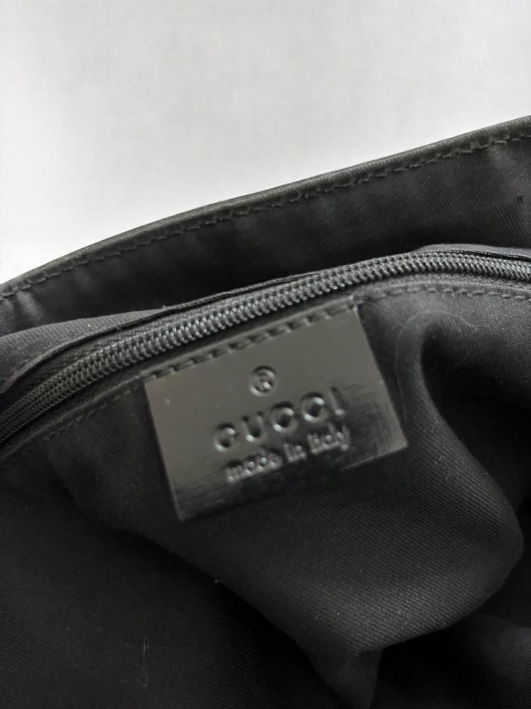 GUCCI Beige/Ebony GG Canvas Full Moon Medium Tote Bag