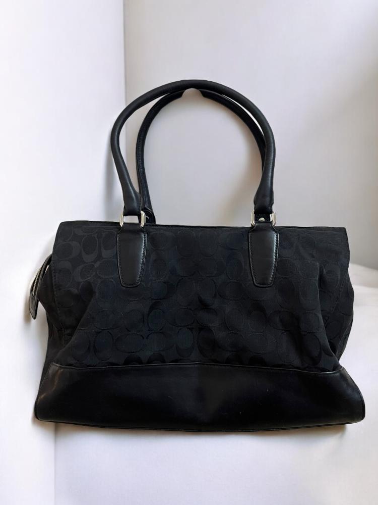 Coach Black Leather Handbag