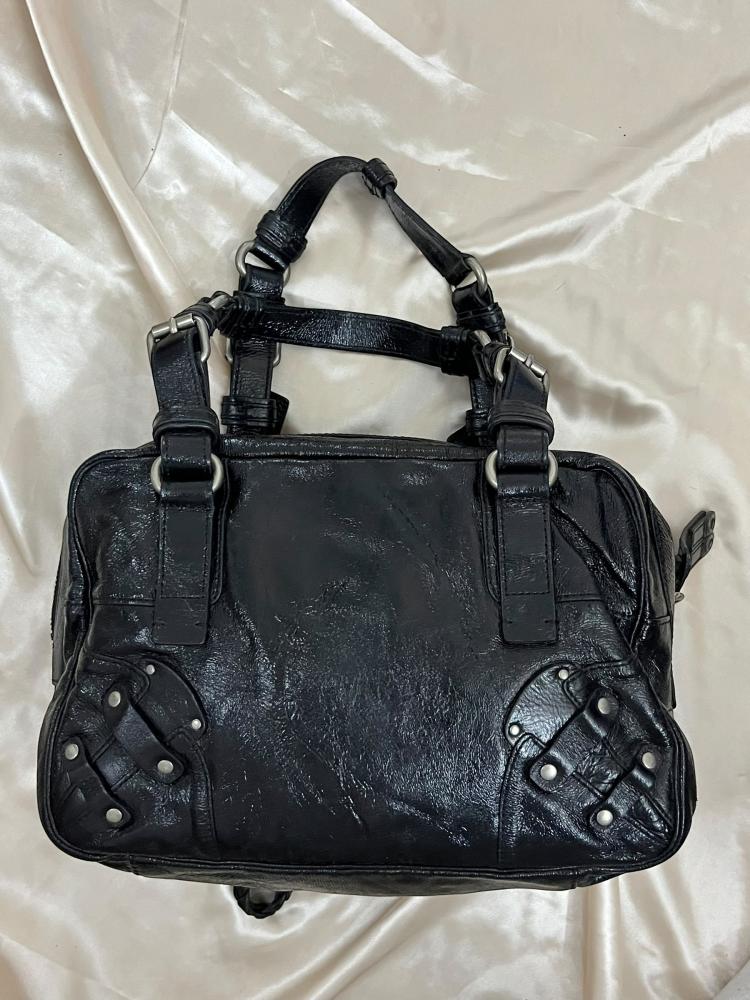 Juicy Couture Black Leather Bag