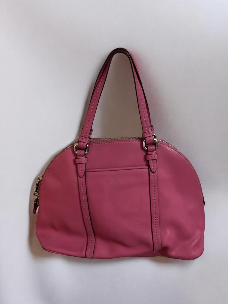 Coach Pink Leather Handbag