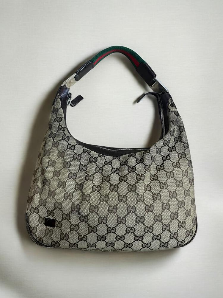 Gucci GG Canvas Medium Pop Web Hobo