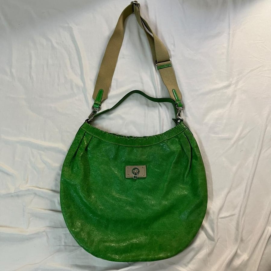 Marc by Marc Jacobs Green Leather Hobo Bag