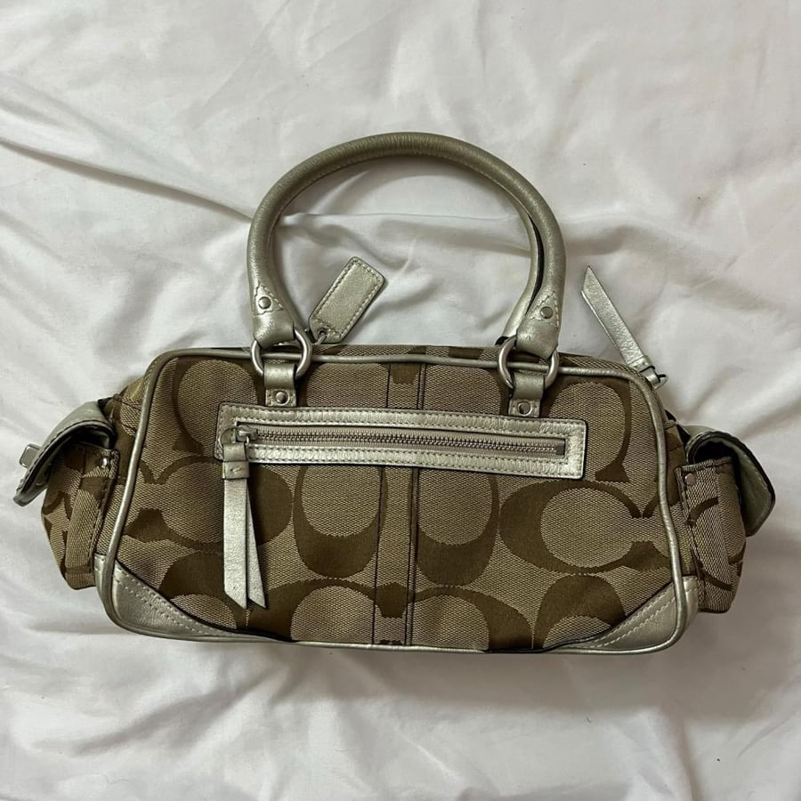 Coach Brown Monogram Tote Bag