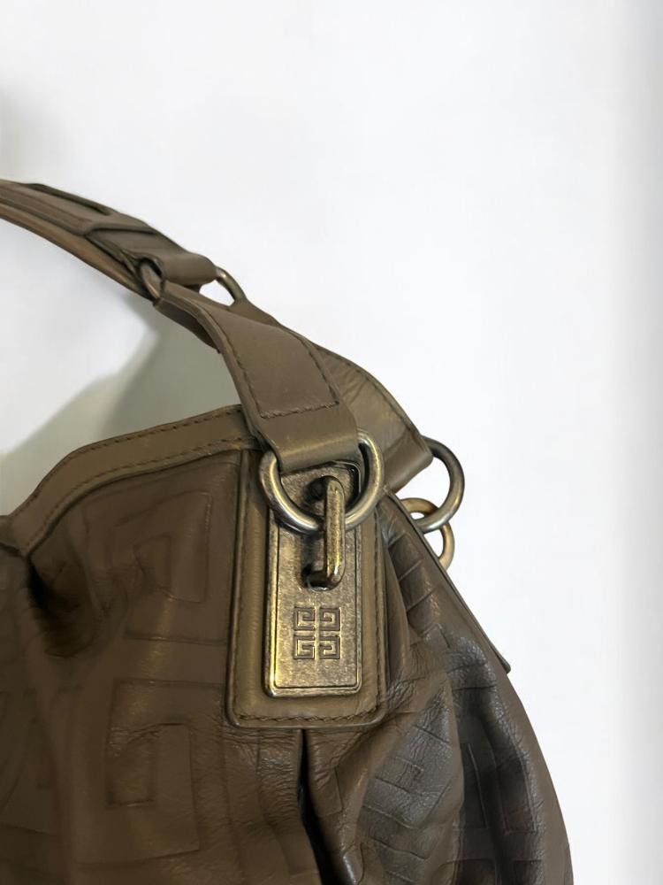 Givenchy Brown Monogram Canvas leather Hobo bag