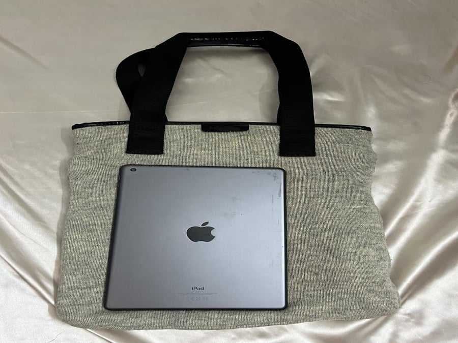 Lacoste Grey Tote Bag