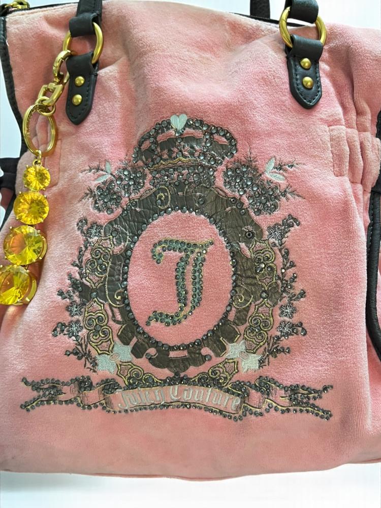 Juicy Couture Pink Suede Handbag