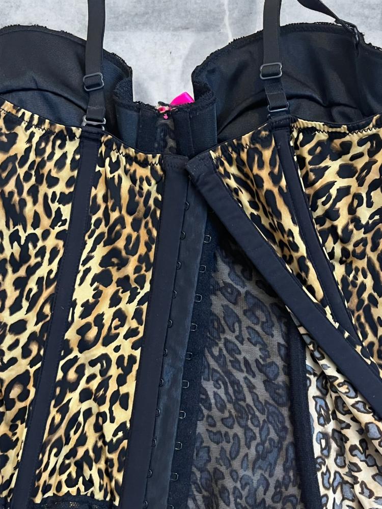 La Senza Brown and Pink Corset  Size:L