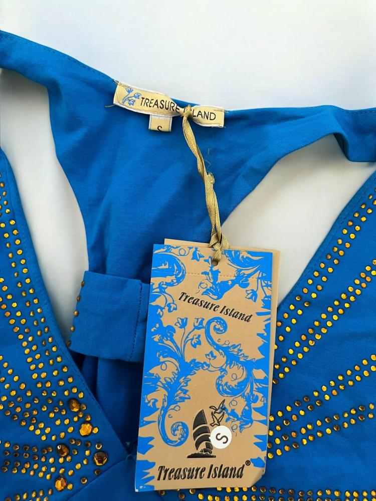 Vintage blue top,size :s/m
