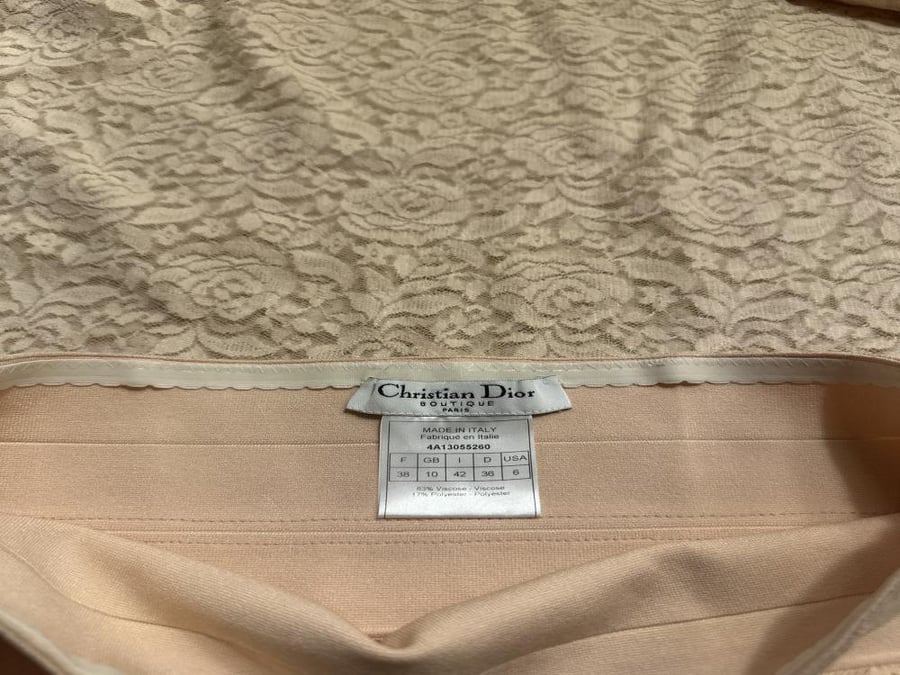 M/s Dior powder pink tube top