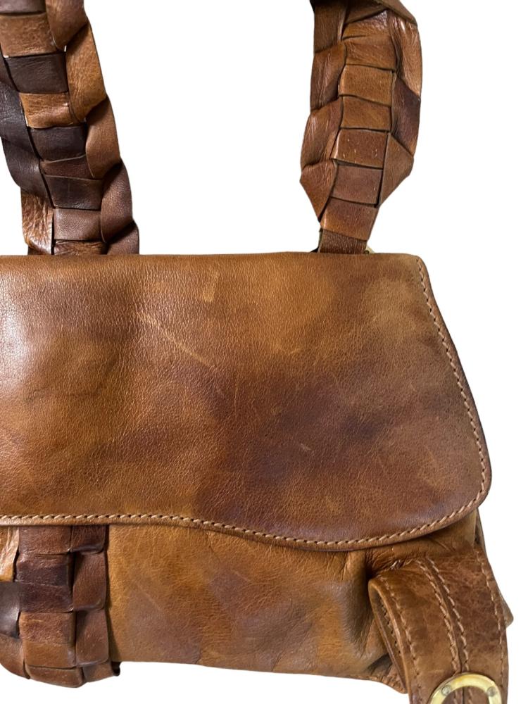 Roberto Cavalli Brown shoulder bag