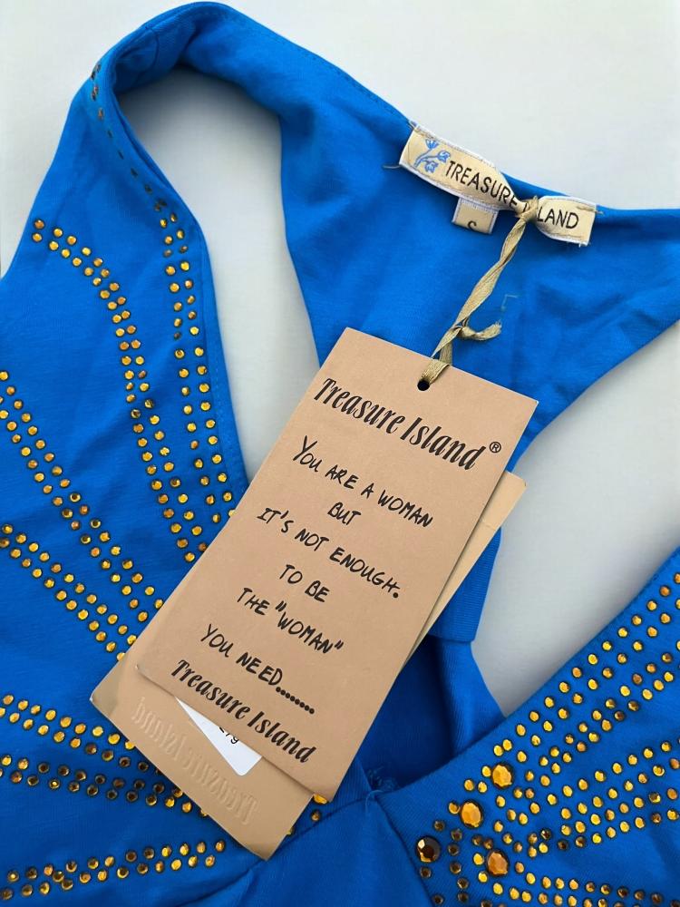 Vintage blue top,size :s/m