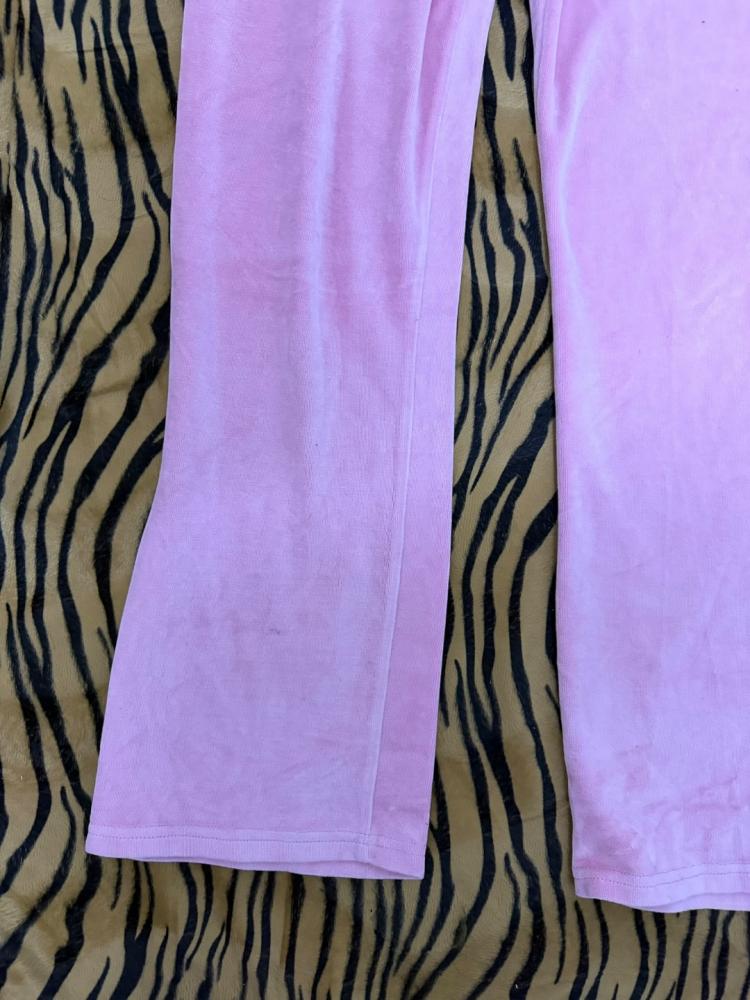 Adore Pink Velour Sweatpants-size L- XL