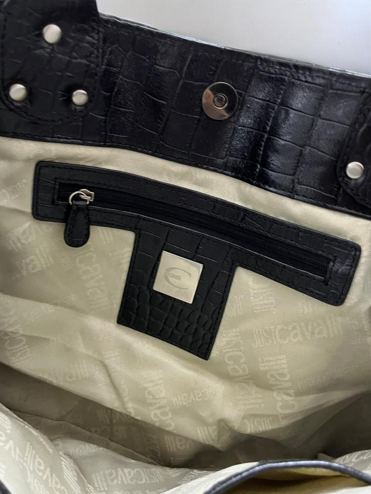Just Cavalli patent leather handbag