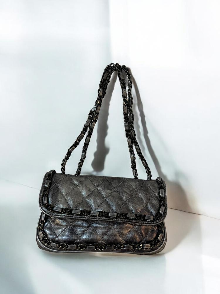MILAN SQUARE metallic bag