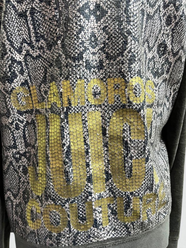 Juicy Couture Snake Print Hoodie - Size XL