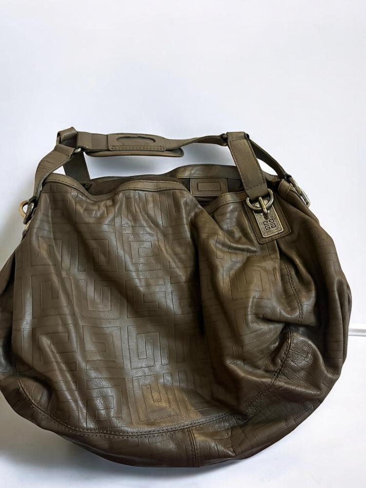 Givenchy Brown Monogram Canvas leather Hobo bag