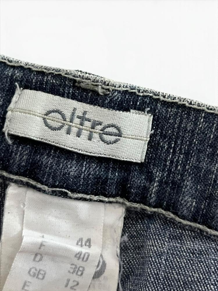 Oltre Blue Denim Bell-Bottom Jeans - Size 44 (EU)