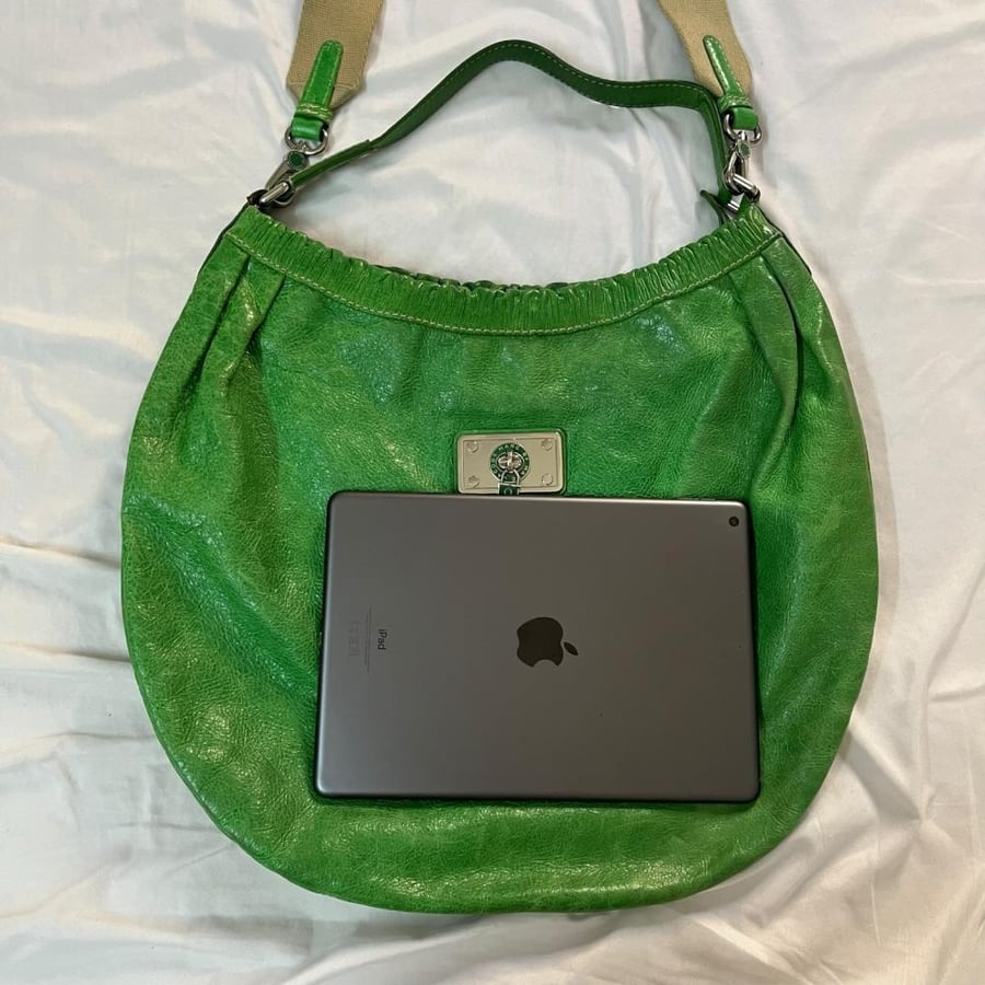 Marc by Marc Jacobs Green Leather Hobo Bag
