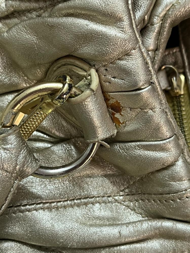 Miu Miu Metallic gold handbag