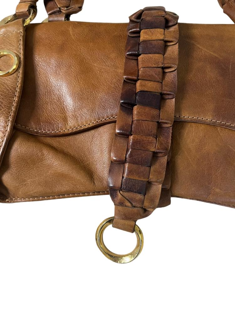 Roberto Cavalli Brown shoulder bag