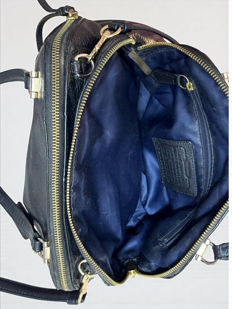 Coach Black Leather Handbag