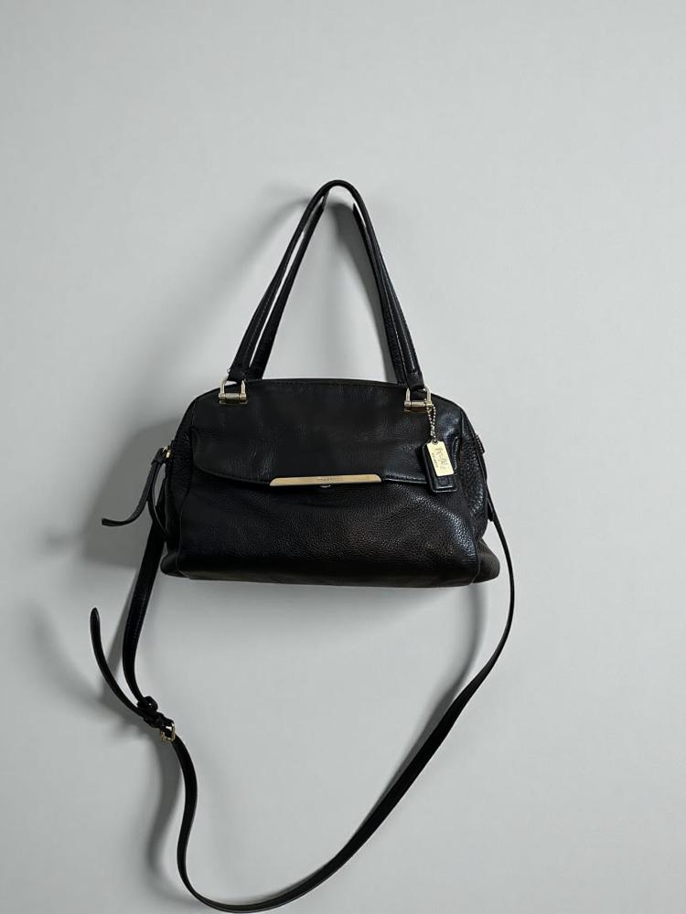 Coach Black Leather Handbag