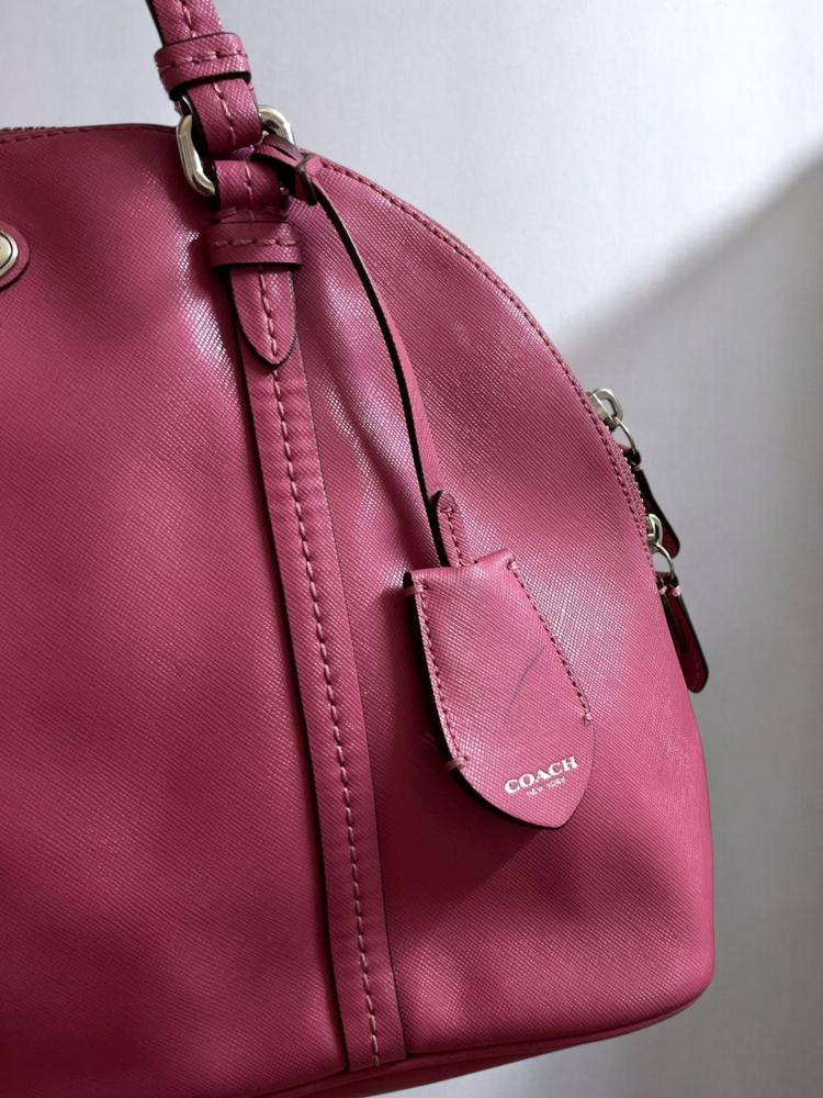 Coach Pink Leather Handbag