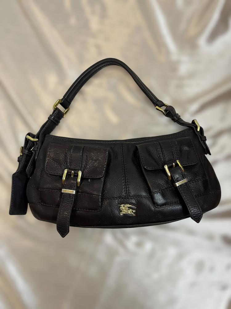 Burberry brown Leather Shoulder Bag