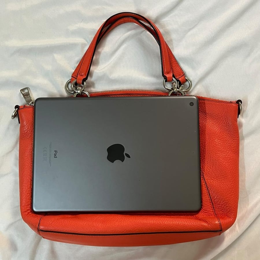 Coach Coral Leather Shoulder Bag
